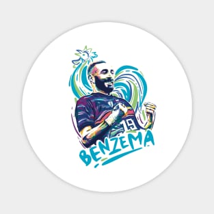 Karim Benzema for World Cup Qatar 2022 Magnet